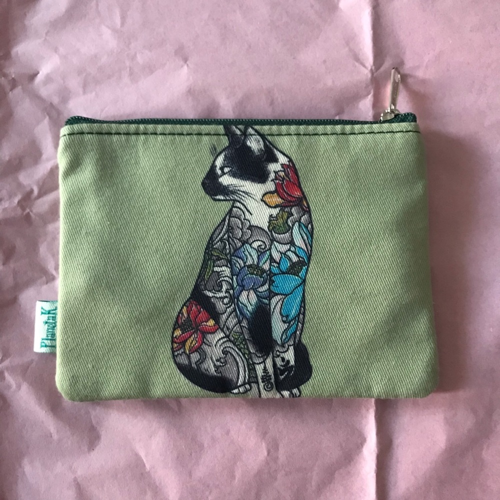 Small Canvas Zippered Pouch Made in Peru